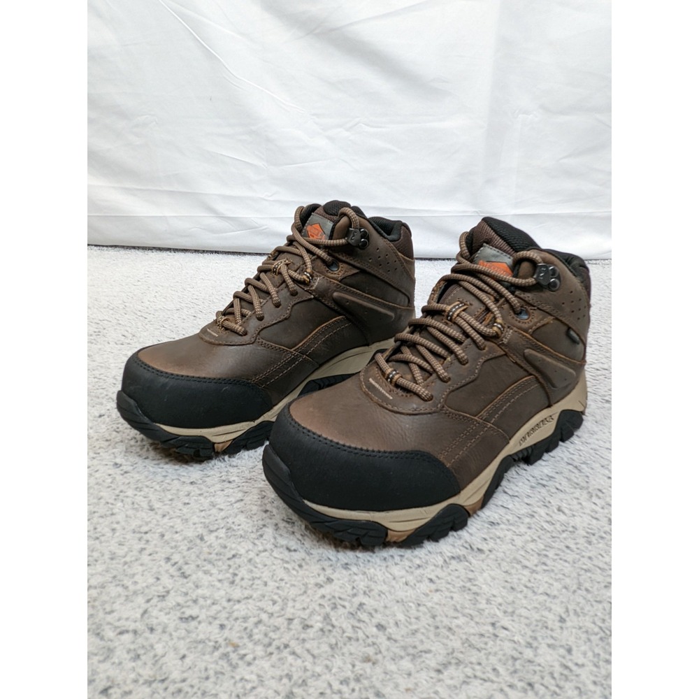 New Merrell MOAB Adventure Mid WP CF Boots Hiking Work Brown Mens 7 J004633W NIB
